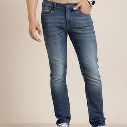 HERE&NOW Men Slim Fit Heavy Fade Stretchable Jeans-image-51
