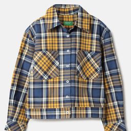 United Colors of Benetton Girls Classic Spread Collar Tartan Checked Cotton Casual Shirt-image-26