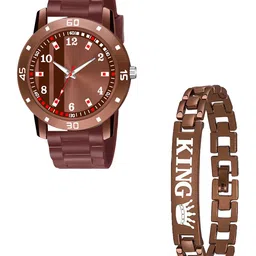 Gopal Shopcart Unisex Round Dial & Straps Analogue Watch Aeviyo BROPata NEW PU K Bracelet-13