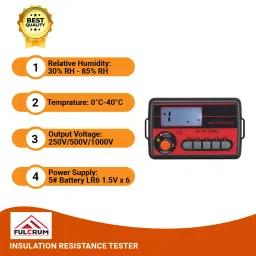 Fulcrum FC60B+ 0.1-2000 MΩ Insulation Resistance Tester image 5