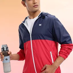 HRX by Hrithik Roshan Colourblocked Rapid-Dry Hooded Running Jacket-picture-25