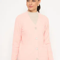 Madame Women V-Neck Long Sleeves Cardigan-image-49