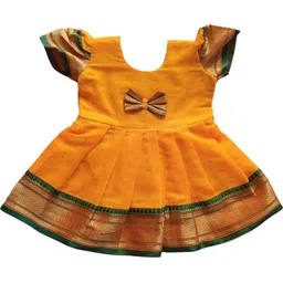 Mom and Me Yellow Cotton Dresses-image-25