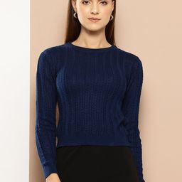 Cable Knit Pure Acrylic Pullover-picture-28