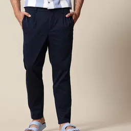 Mr Bowerbird Men Smart Pleated Chinos Trousers-picture-22