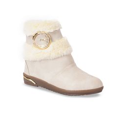 BAESD Girls Embellished Faux Fur Ankle-Length Boots-image-3
