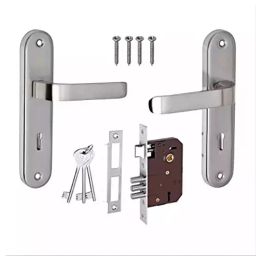DiSS MH-GAMA 2.5 Inch Brass Antique Finish Door Handle Set-image-38