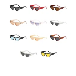 AUGEN Unisex Pink Lens & Pink Cateye Sunglasses with-picture-40