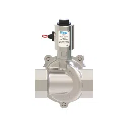 Uflow 24 V DC Flange End (NO) HCP Stainless steel Pilot Operated 2/2 Way Piston Type Solenoid Valve HCP-2I-picture-28