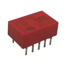 NEXEM Signal Relay, Dpdt, 1A, 250Vac, Th, EA2-24NU-18