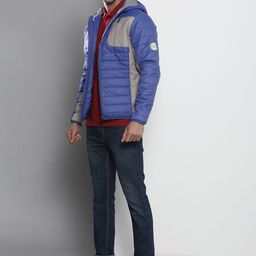 The Indian Garage Co Men Colourblocked Puffer Jacket-image-20