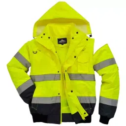 RS PRO XXXL Size Polyester Yellow Men Hi Vis Bomber Jacket Model No 9185999-image-60