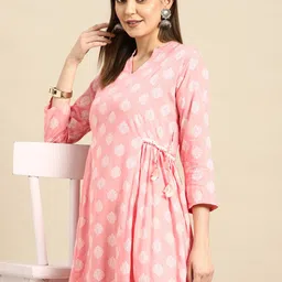 Anouk Ethnic Motifs Printed Anarkali Kurta-55
