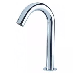 Toshi Automatic Sensor Tap Chrome Plated Brass Metal Body 80 mm Adjustable Silver, T-2221 Eco-40