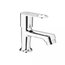 Jabra Pillar Cock Oreo Series Brass Chrome Finish Deck Mount Silver-image-82