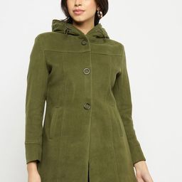 Duke Long Sleeved Hooded Woollen Longline Overcoat-image-37
