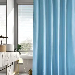 homewards Blue Antibacterial Waterproof ShowerCurtains-41