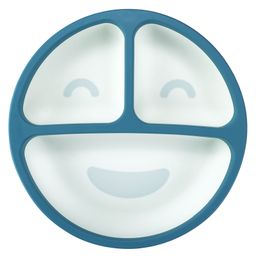 Starkiddo Silicone Smiley Plate without Lid Weaning Set - Blue-10
