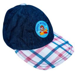 FS Kids Checked Denim Cap -  Navy Blue-picture-13