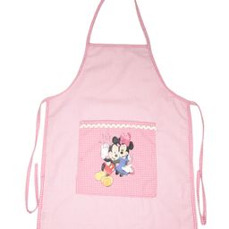 Li'LL Pumpkins Micky Mouse Apron for Eating Meals, Drawing, Painting, cooking, Playing, school- Baby Pink-picture-10