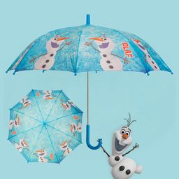 Disney by Yellow Bee Printed Frozen Olaf Character Designed Umbrella - Blue-57