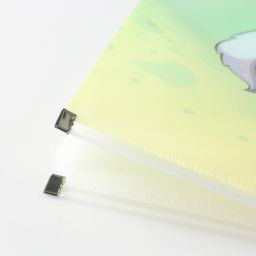 ZOE Animal Print A4 Size Zip Folders Pack of 2 - Multicolour image 2
