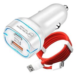 GEARZTOUCH 43W PD PPS 3.0 Dual Port Smart Car Charger with 25W TypeC PD & 18W QC USB Ultra-Fast Charge image 2