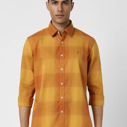 Van Heusen Sport Checked Slim Fit Pure Cotton Casual Shirt-image-41