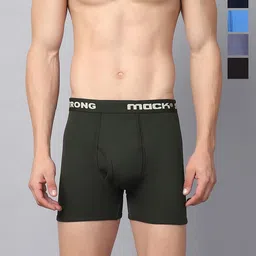VIMAL JONNEY Pack Of 5 Assorted Cotton Breathability Trunks MACK_STRONG_E.._05-47