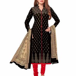 MIRAAN Printed Pure Cotton Unstitched Dress Material-image-81