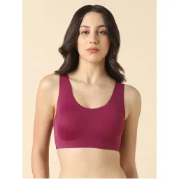 Van Heusen Body Shaper Padded Seamless Bra with Full Coverage and Removable Pads Wine-picture-33