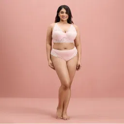 Nykd by Nykaa Sensual Lace Panty Peach NYP348-picture-1
