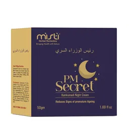 Misti Herbal Remedies Pm Secret Kumkumadi Night Cream - 50 g-image-5
