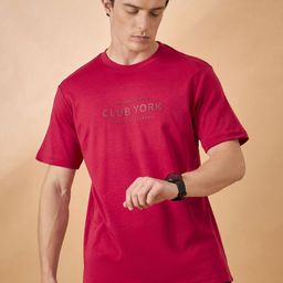 THE BEETEL HOUSE Typography Printed Round Neck Cotton T-shirt-picture-3