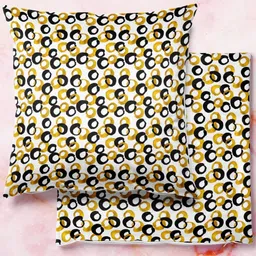 ArtzFolio Multicoloured Set of 2 Velvet Square Cushion Covers-picture-48