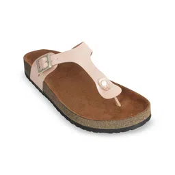 MOZAFIA Women Open Toe Flats with Buckles-image-80