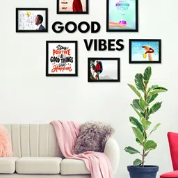 RANDOM Black & White 6 Pieces Wall Photo Frames-image-48