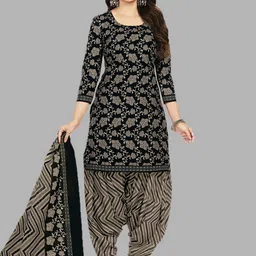 MIRAAN Floral Printed Pure Cotton Unstitched Dress Material-39
