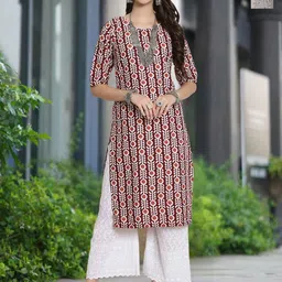 Moda Rapido Selection Of 2 Ethnic Motifs Printed Straight Kurtas-image-30