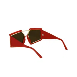 ZAADRAN Unisex Oversized Sunglasses with Polarised and UV Protected Lens image 5