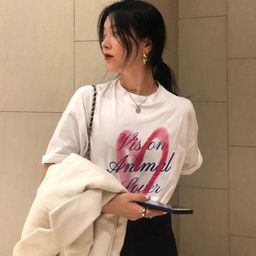 KPOP Women Typography Printed T-shirt-picture-17