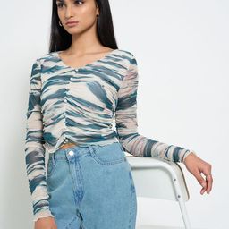 SF JEANS by Pantaloons Print Top-picture-18