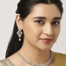 VATSALYA creation Women White Jewellery Set-image-36