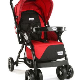 LuvLap Galaxy Baby Stroller - Red & Black-image-89