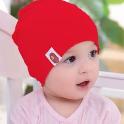 Syga Small Knitted Cap Orange - Circumference 40 to 55 cm-image-77