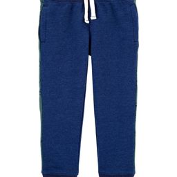 Carter's Striped Pull-On French Terry Joggers - Navy Blue-image-12
