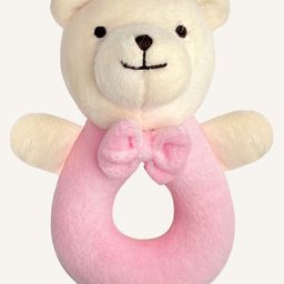 Abracadabra Bear Face Rattle Cum Toy - White-18