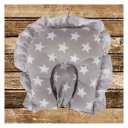 Mittenbooty U Shaped Mustard Filled Neck Support Pillow Star Print - Grey-image-54