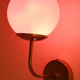 SOMIL Pink Printed Glass Cylinder Shaped Wall Lamp-image-45