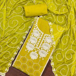 KALINI Embroidered Unstitched Dress Material-image-54